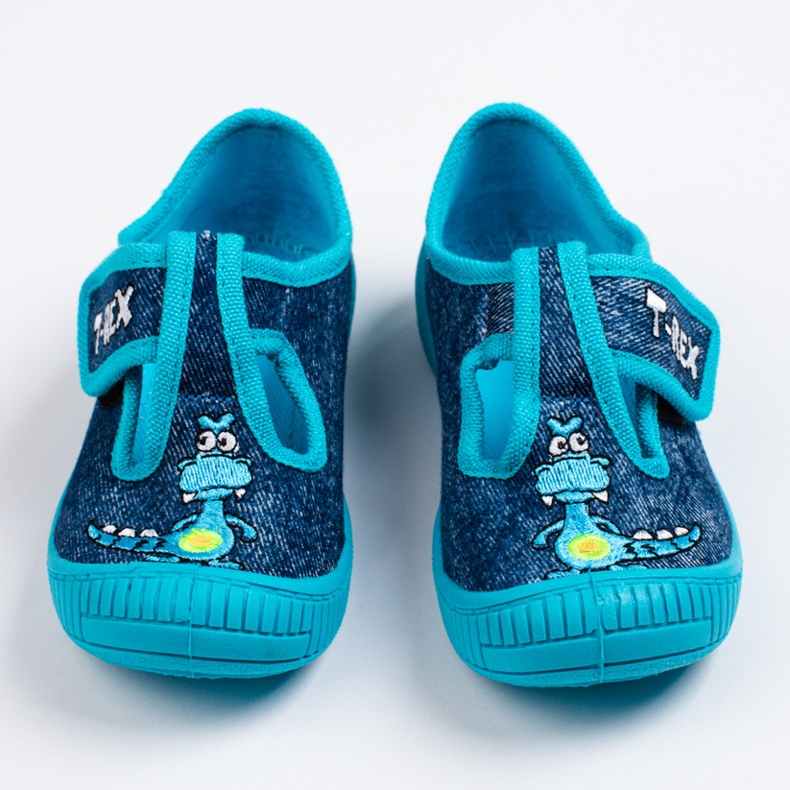 SHELOVET Chaussons bleus pour la maternelle pour un garçon 3F 1