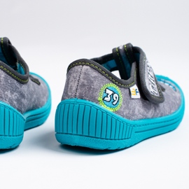 SHELOVET Chaussons gris pour la maternelle pour un garçon 3F 2