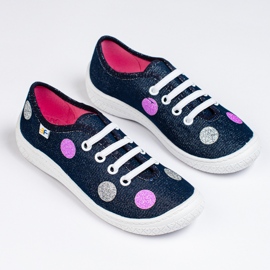 Baskets à enfiler grises pour enfants Shelovet multicolore 1