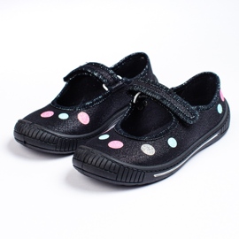 SHELOVET Chaussons noirs pour filles 3F 1