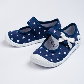 SHELOVET Chaussons étoile 3F bleu marine fille multicolore 1