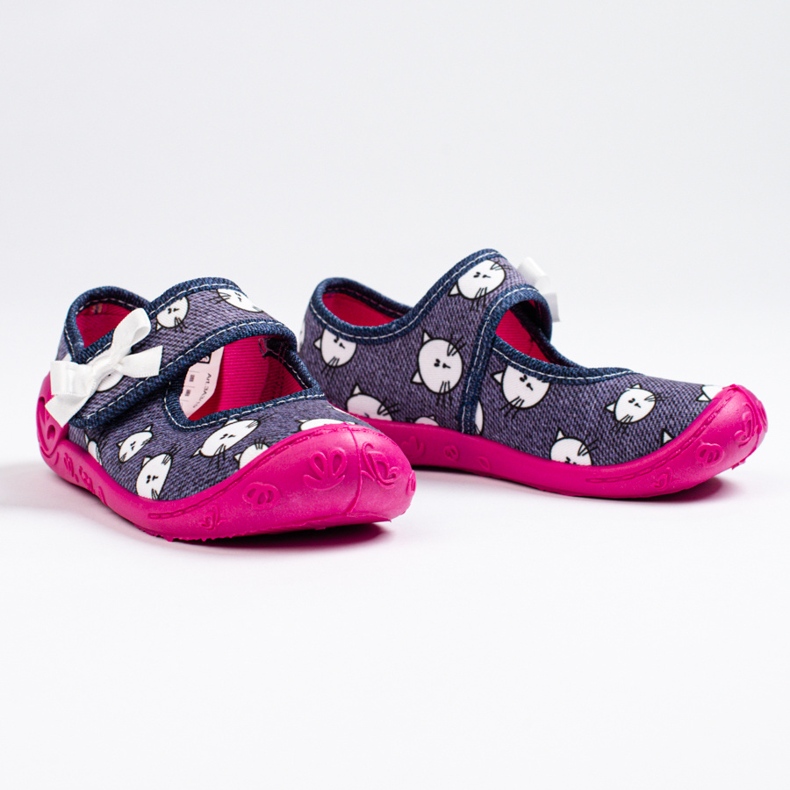 SHELOVET Chaussons chat 3F pour filles multicolore 1
