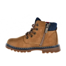 Bottes garçon isolées camel Big Star KK374130 jaune 8