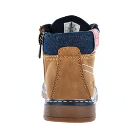 Bottes garçon isolées camel Big Star KK374130 jaune 9
