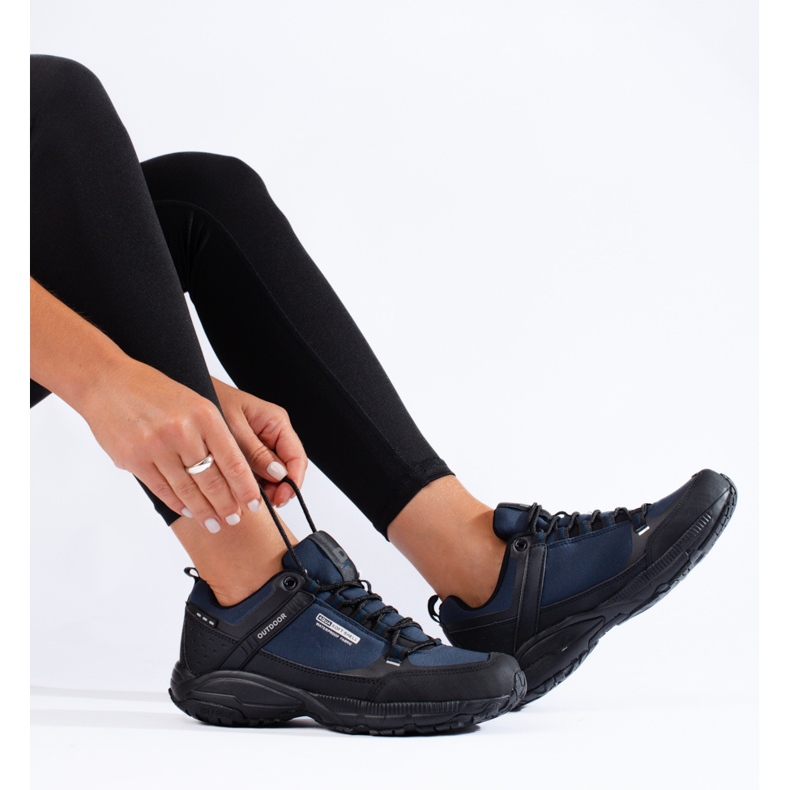 Chaussures trekking outdoor femme DK bleu marine 1 Chaussures trekking outdoor femme DK bleu marine 1