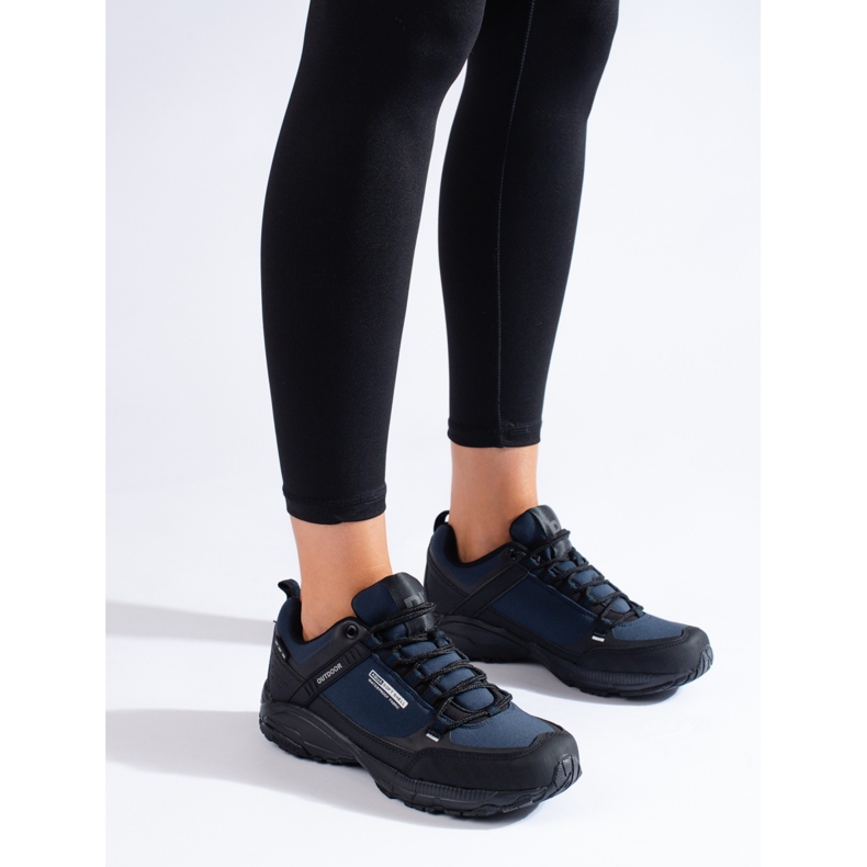 Chaussures trekking outdoor femme DK bleu marine 2 Chaussures trekking outdoor femme DK bleu marine 2