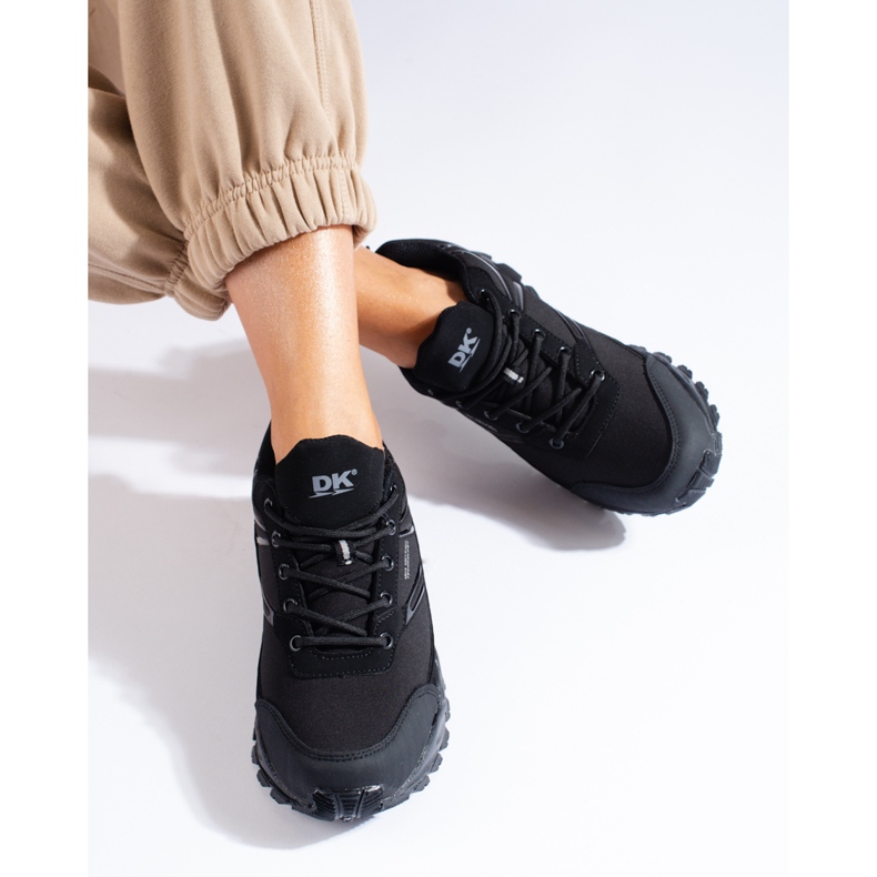 Chaussures de trekking sportives noires DK pour femmes le noir 2