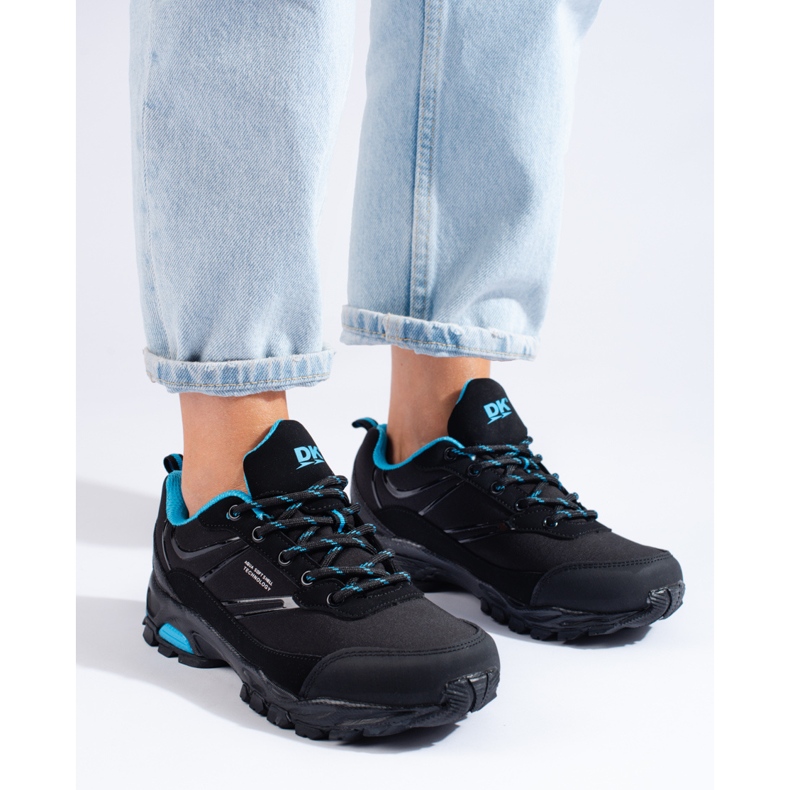 Chaussures de trekking sport DK noir et bleu pour femme 1