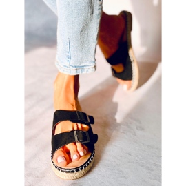 Espadrilles noires Maina le noir 1