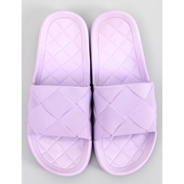Claquettes en caoutchouc violet Lottner 5