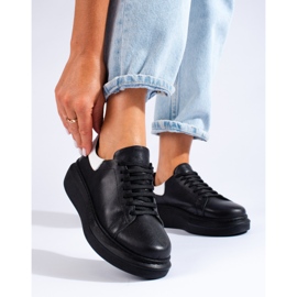 SHELOVET Chaussures de sport classiques pour femmes noires par T.Sokolski le noir 2