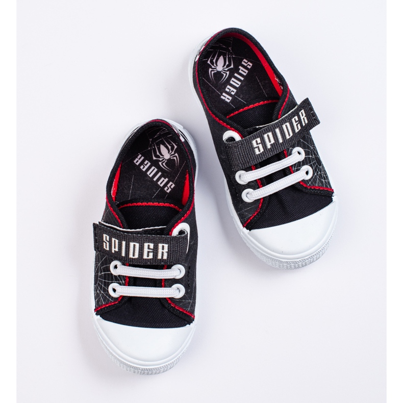 SHELOVET Baskets pour garçon avec velcro 3F le noir 1