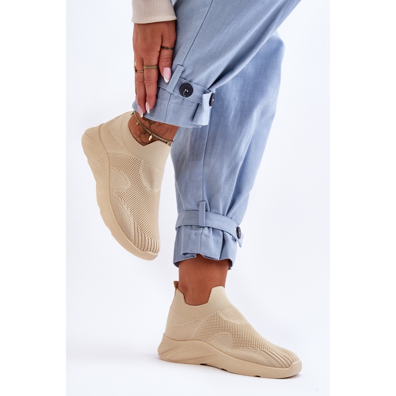 PG1 Chaussures de sport à enfiler pour femme Beige Claris 2 PG1 Chaussures de sport à enfiler pour femme Beige Claris 2