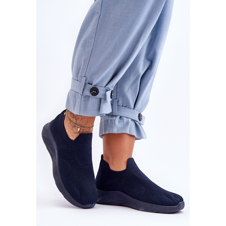 PG1 Chaussures de sport à enfiler pour femme Bleu marine Claris 1