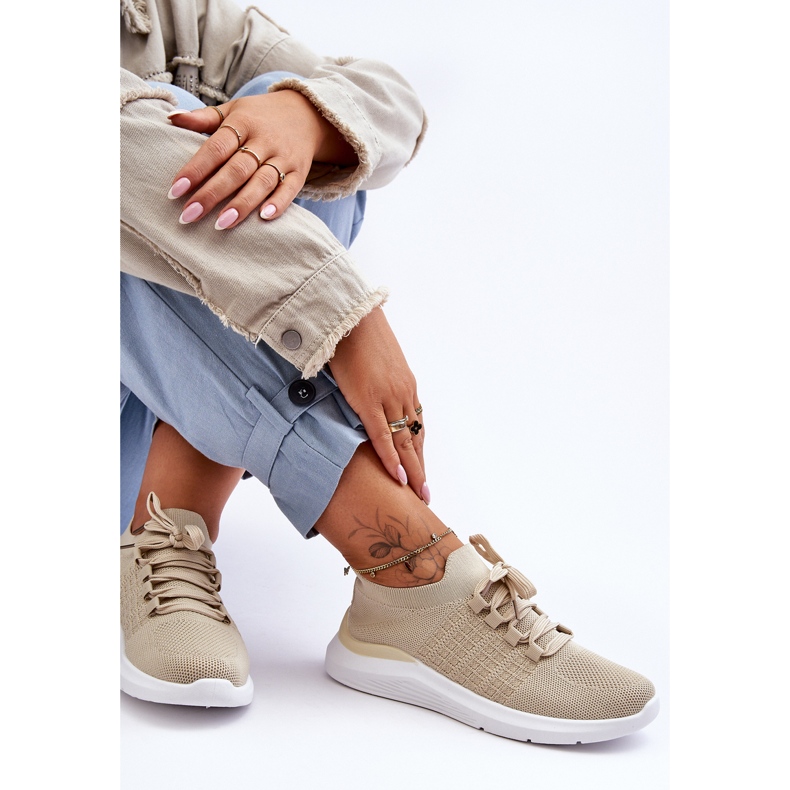 PG1 Chaussures de sport classiques pour femmes Beige Nickilla 1
