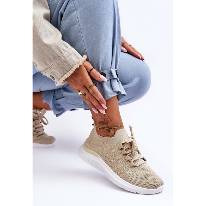 PG1 Chaussures de sport classiques pour femmes Beige Nickilla 2