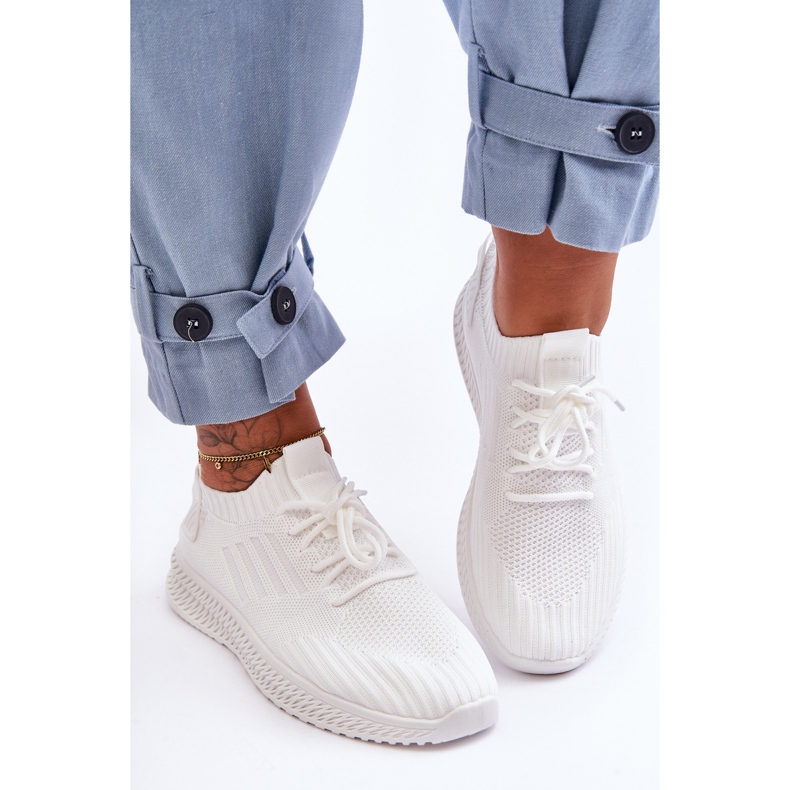 PG1 Baskets Slip-on Textile pour femme Blanc Zauna 2