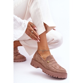 PS1 Mocassins en daim avec ornement Esperta marron brun 3