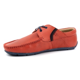 Olivier Mocassins homme cuir 297 rouge 1