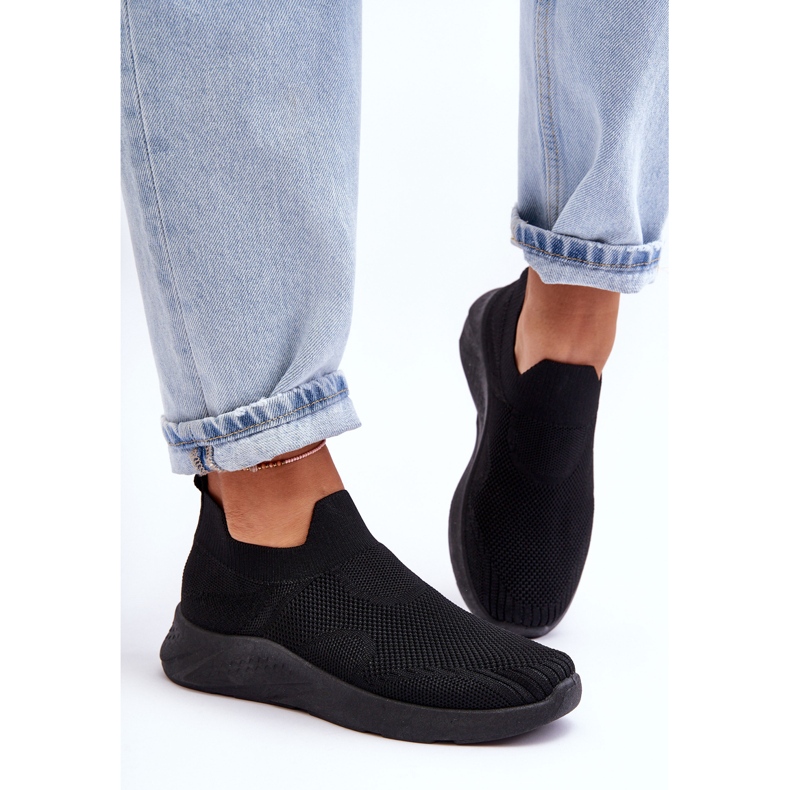 PG1 Chaussures de sport à enfiler pour femme Noir Claris 2