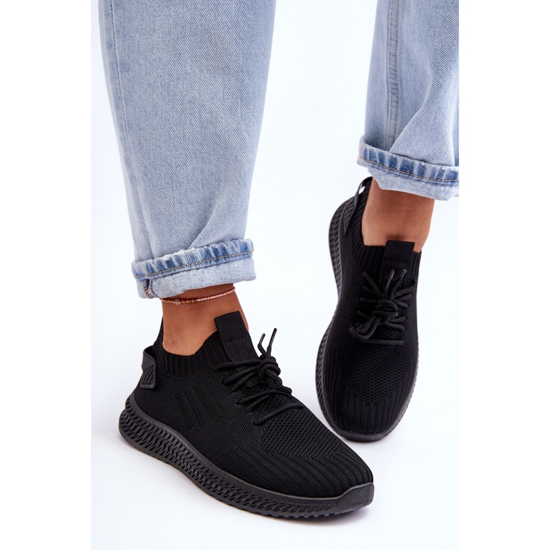 PG1 Zauna Baskets Slip-on Textile Femme Noir le noir 1