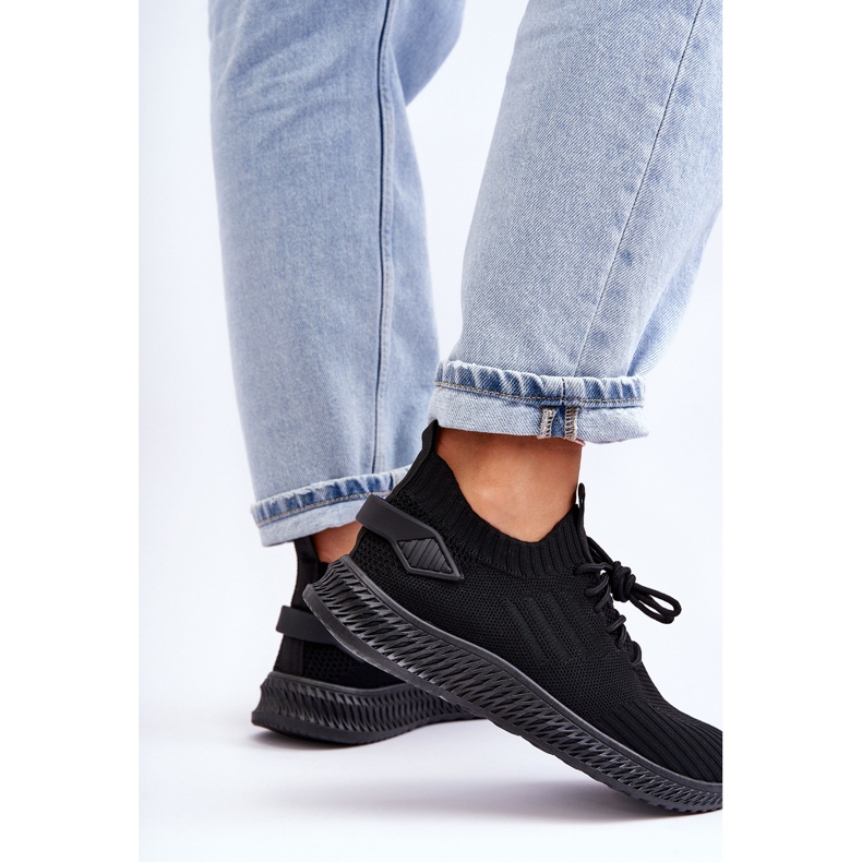 PG1 Zauna Baskets Slip-on Textile Femme Noir 2