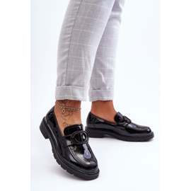 PG1 Mocassins Plateforme Laqués Noir Jarren le noir 1