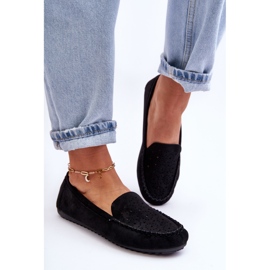 Mocassins en Daim pour Femme Noir Molly le noir 4