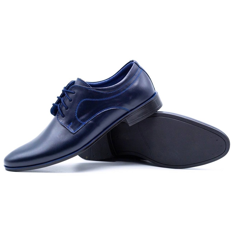 Olivier Chaussures habillées homme 108 bleu marine 6