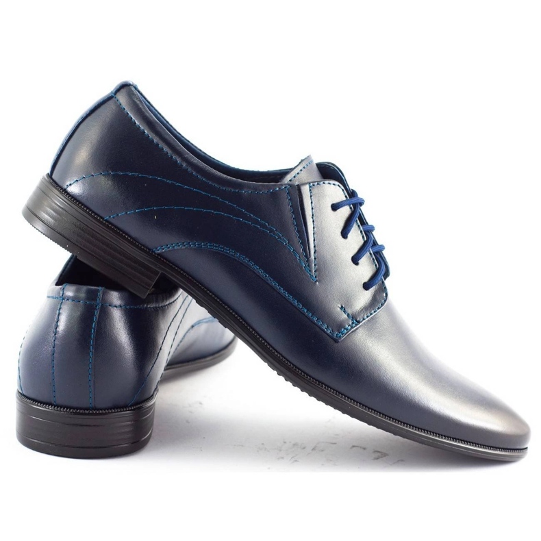 Olivier Chaussures en cuir masculin 256 bleu marine 3 Olivier Chaussures en cuir masculin 256 bleu marine 3