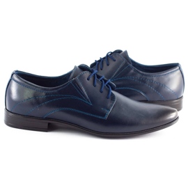 Olivier Chaussures en cuir masculin 256 bleu marine 4 Olivier Chaussures en cuir masculin 256 bleu marine 4