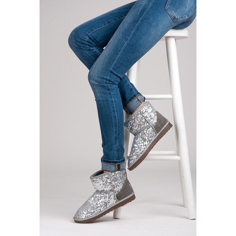 Torna Muklukes brillants gris 1