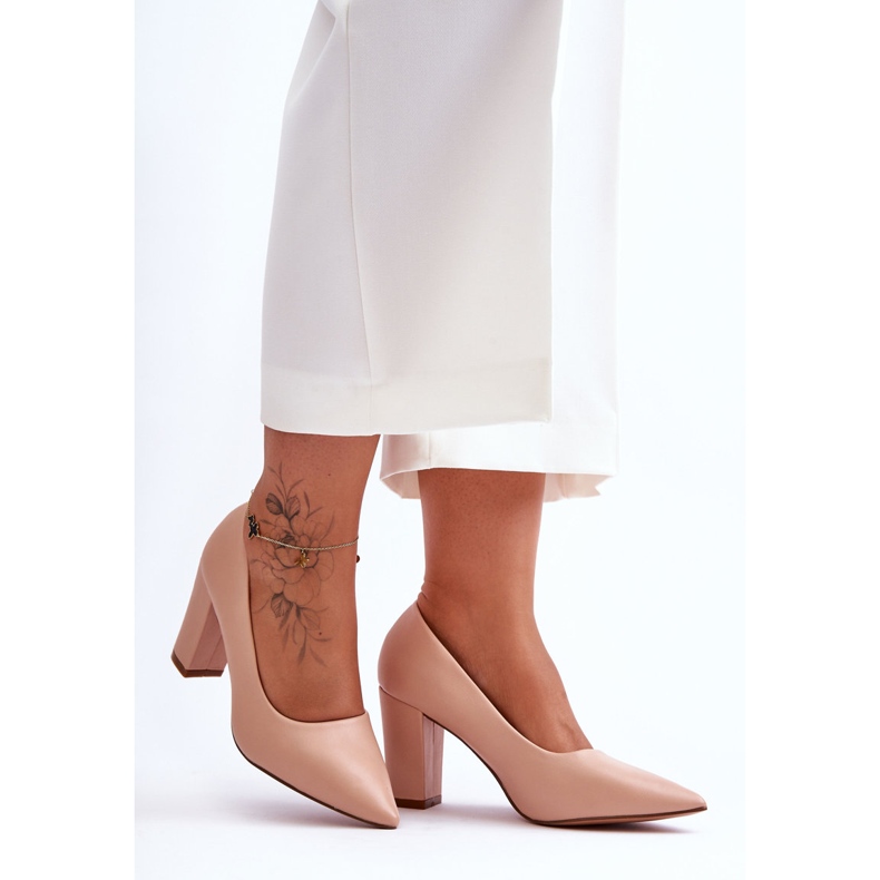 Escarpins à talons classiques Nude Odessa beige 1 Escarpins à talons classiques Nude Odessa beige 1