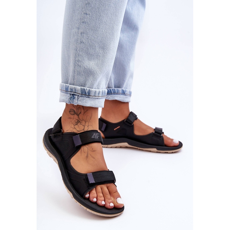 Sandales Sport Femme 4F 4FSS23FSANF016-22S Noir 2