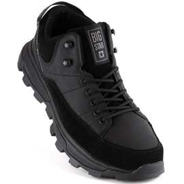 Chaussures trekking homme noir Big Star KK174244 le noir 1