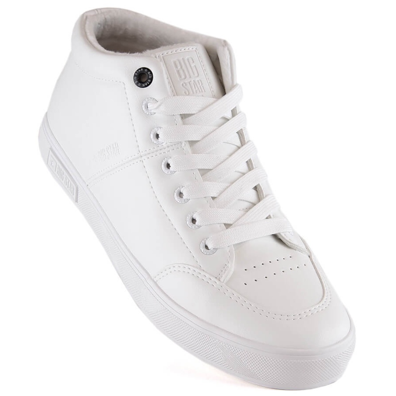 Chaussures de sport homme isolées pour la cheville blanc Big Star KK174347 1