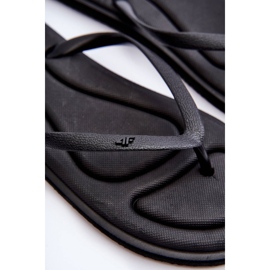 Tongs Classiques Femme 4F 4FSS23FFLIF067-20S Noir le noir 3