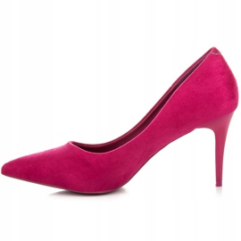 Comer Talons hauts en daim rose 3