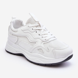 PG1 Chaussures de sport pour femmes Baskets à plateforme Blanc Lomare blanche 1