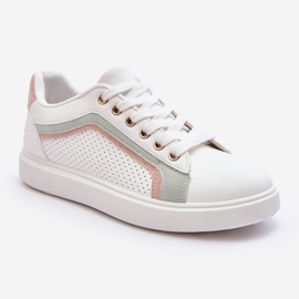 PG1 Chaussures de Sport Classiques pour Femme Blanc et Rose Amaranti 1