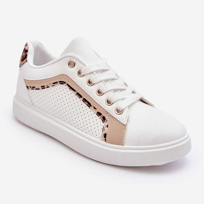 PG1 Chaussures de sport classiques pour femmes blanches et beiges Amaranti 1