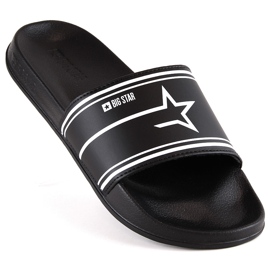 Chaussons homme noir Big Star MM174313 le noir 1