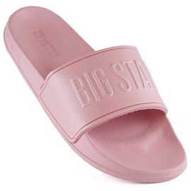 Chaussons mousse femme rose clair Big Star MM274718 1