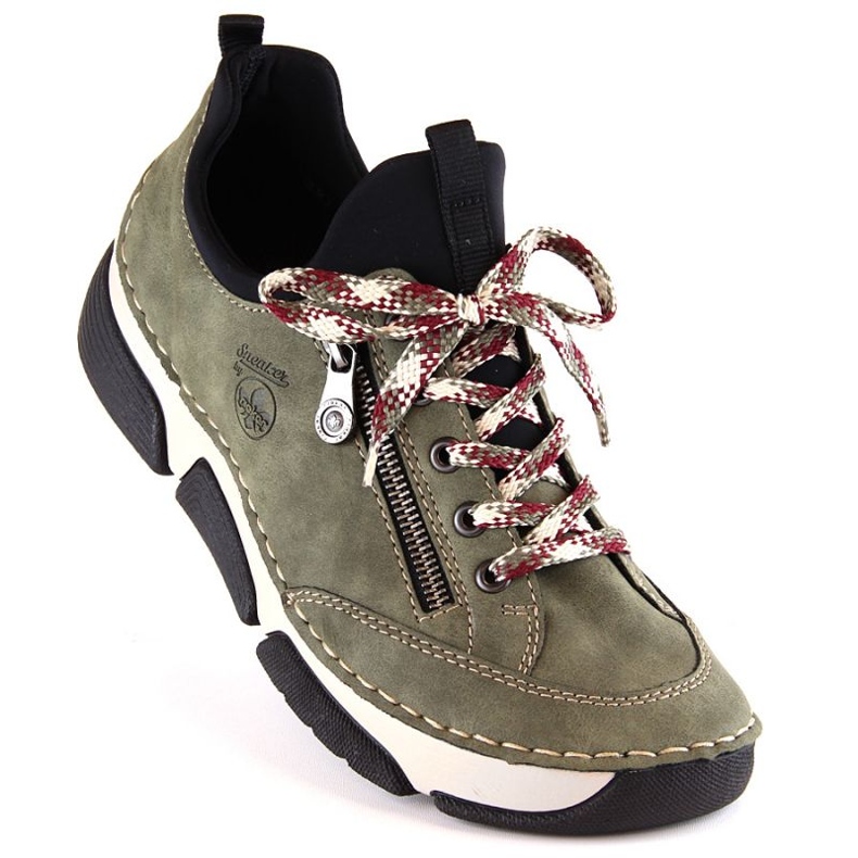 Chaussures Rieker confortables W RKR610 vert 1