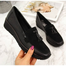 Rieker W RKR395 chaussures compensées noires 1