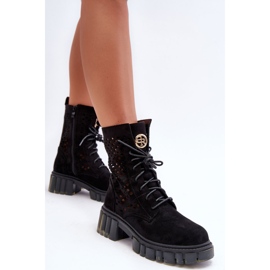 Bottes Ouvrières Ajourées Noires Idéalement le noir 6
