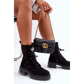 Bottes Ouvrières Ajourées Noires Idéalement le noir 8