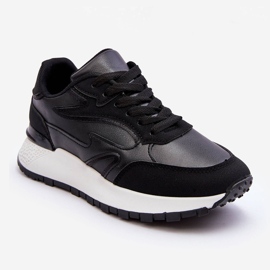 PG1 Chaussures De Sport À Plateforme Pour Femmes Noir Et Blanc Henley le noir 1