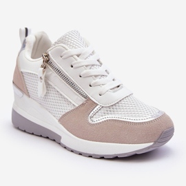 Baskets Compensées Femme Multicolore Sivan blanche 1