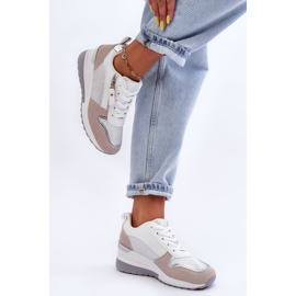 Baskets Compensées Femme Multicolore Sivan blanche 6